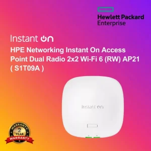 HPE Networking Instant On Access Point Dual Radio 2x2 Wi‑Fi 6 (RW) AP21 ( S1T09A )