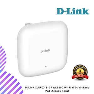 D-Link DAP-X1810F AX1800 Wi-Fi 6 Dual-Band PoE Access Point