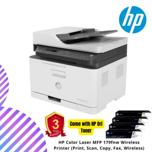 HP Color Laser MFP 179fnw Wireless Printer (Print, Scan, Copy, Fax, Wireless)