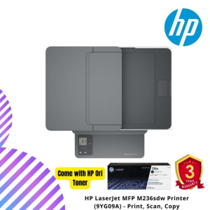 HP LaserJet MFP M236sdw Printer (9YG09A) - Print, Scan, Copy