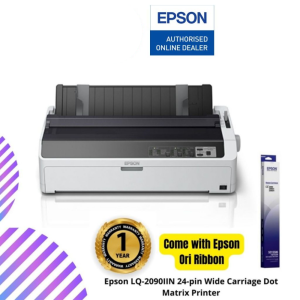 Epson LQ-2090IIN 24-pin Wide Carriage Dot Matrix Printer