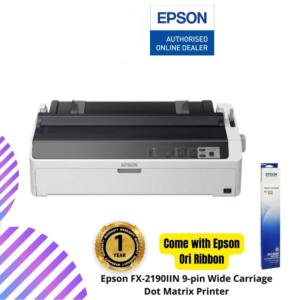 Epson FX-2190IIN 9-pin Wide Carriage Dot Matrix Printer