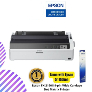 Epson FX-2190II 9-pin Wide Carriage Dot Matrix Printer