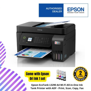 Epson EcoTank L5290 A4 Wi-Fi All-in-One Ink Tank Printer with ADF - Print, Scan, Copy, Fax