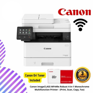 Canon imageCLASS MF449x Robust 4-in-1 Monochrome Multifunction Printer - (Print, Scan, Copy, Fax)