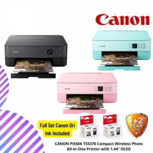 CANON PIXMA TS5370 Compact Wireless Photo All-In-One Printer with 1.44" OLED