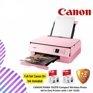 CANON PIXMA TS5370 Compact Wireless Photo All-In-One Printer with 1.44" OLED