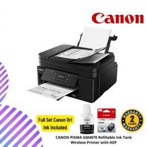 CANON PIXMA GM4070 Refillable Ink Tank Wireless Printer with ADF