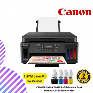 CANON PIXMA G6070 Refillable Ink Tank Wireless All-In-One Printer