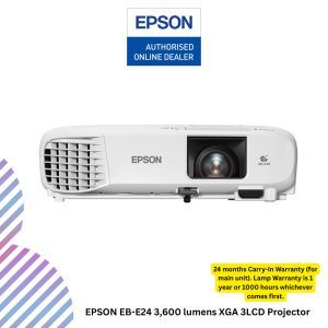 inc (38) EPSON EB-E24 3,600 lumens XGA 3LCD Projector