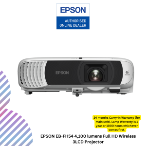 EPSON EB-FH54 4,100 lumens Full HD Wireless 3LCD Projector