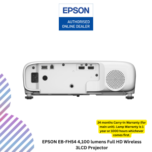 EPSON EB-FH54 4,100 lumens Full HD Wireless 3LCD Projector