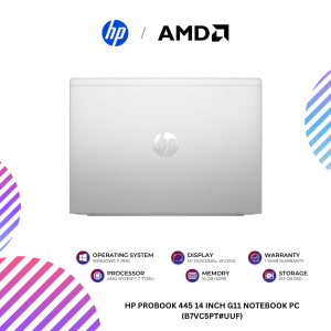 HP ProBook 445 14 inch G11 Notebook PC (B7VC5PT#UUf)