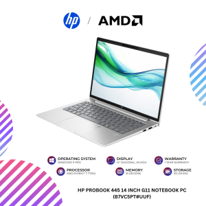 HP ProBook 445 14 inch G11 Notebook PC (B7VC5PT#UUf)