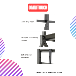 OMNITOUCH Mobile TV Stand