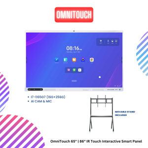 OmniTouch 65" | 86" IR Touch Interactive Smart Panel