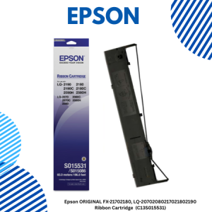 Epson ORIGINAL FX-2170/2180, LQ-2070/2080/2170/2180/2190 Ribbon Cartridge  (C13S015531)
