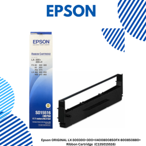 1 Epson ORIGINAL LX-300300+300+II400800850FX-800850880+ Ribbon Cartridge (C13S015516) Epson ORIGINAL LX-300/300+/300+II/400/800/850/FX-800/850/880+ Ribbon Cartridge (C13S015516)