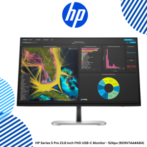 1 HP Series 5 Pro 23.8 inch FHD USB-C Monitor - 524pu (9D9V7AA#AB4) HP Series 5 Pro 23.8 inch FHD USB-C Monitor - 524pu (9D9V7AA#AB4)