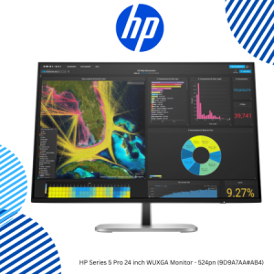 1 HP Series 5 Pro 24 inch WUXGA Monitor - 524pn (9D9A7AA#AB4) HP Series 5 Pro 24 inch WUXGA Monitor - 524pn (9D9A7AA#AB4)