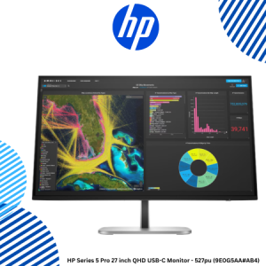 1 HP Series 5 Pro 27 inch QHD USB-C Monitor - 527pu (9E0G5AA#AB4) HP Series 5 Pro 27 inch QHD USB-C Monitor - 527pu (9E0G5AA#AB4)