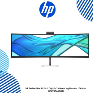 1 HP Series 5 Pro 49 inch DQHD Conferencing Monitor - 549pm (B7GV8AA#AB4) HP Series 5 Pro 49 inch DQHD Conferencing Monitor - 549pm (B7GV8AA#AB4)