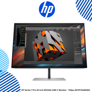 1 HP Series 7 Pro 24 inch WUXGA USB-C Monitor - 724pu (8Y2F7AA#AB4) HP Series 7 Pro 24 inch WUXGA USB-C Monitor - 724pu (8Y2F7AA#AB4)