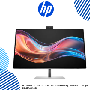 1 HP Series 7 Pro 27 inch 4K Conferencing Monitor - 727pm (8K135AA#AB4) HP Series 7 Pro 27 inch 4K Conferencing Monitor - 727pm (8K135AA#AB4)