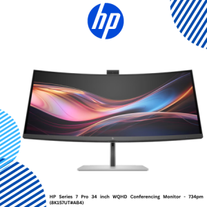 1 HP Series 7 Pro 34 inch WQHD Conferencing Monitor - 734pm (8K157UT#AB4) HP Series 7 Pro 34 inch WQHD Conferencing Monitor - 734pm (8K157UT#AB4)