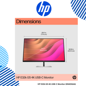 12 HP E32k G5 4K USB-C Monitor (6N4D6AA) HP E32k G5 4K USB-C Monitor (6N4D6AA)