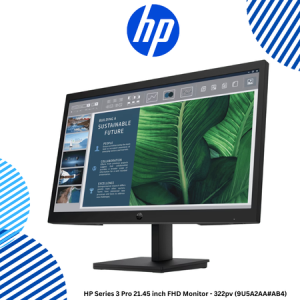 HP Series 3 Pro 21.45 inch FHD Monitor - 322pv (9U5A2AA#AB4)