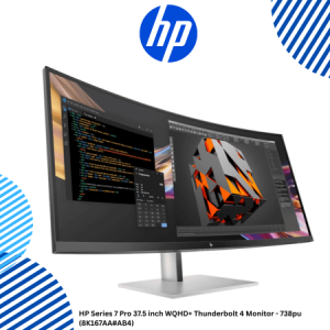 HP Series 7 Pro 37.5 inch WQHD+ Thunderbolt 4 Monitor - 738pu (8K167AA#AB4)