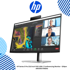 HP Series 5 Pro 23.8 inch FHD USB-C Conferencing Monitor - 524pm (9E0G9UT#AB4)