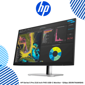 HP Series 5 Pro 23.8 inch FHD USB-C Monitor - 524pu (9D9V7AA#AB4)
