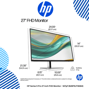 HP Series 5 Pro 27 inch FHD Monitor - 527pf (B28F5UT#AB4)