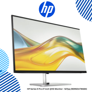 HP Series 5 Pro 27 inch QHD Monitor - 527pq (9D9S0UT#AB4)