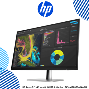 HP Series 5 Pro 27 inch QHD USB-C Monitor - 527pu (9E0G5AA#AB4)