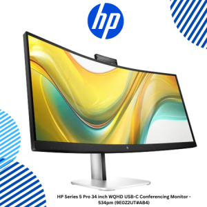 HP Series 5 Pro 34 inch WQHD USB-C Conferencing Monitor - 534pm (9E0Z2UT#AB4)