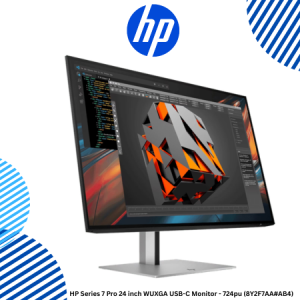 HP Series 7 Pro 24 inch WUXGA USB-C Monitor - 724pu (8Y2F7AA#AB4)