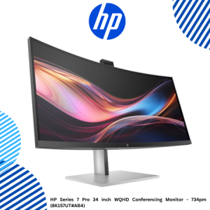 HP Series 7 Pro 34 inch WQHD Conferencing Monitor - 734pm (8K157UT#AB4)