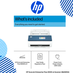 4 HP ScanJet Enterprise Flow 9000 s1 Scanner (8Q4W0A) HP ScanJet Enterprise Flow 9000 s1 Scanner (8Q4W0A)