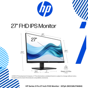 4 HP Series 3 Pro 27 inch FHD Monitor - 327ph (B0CG8UT#AB4) HP Series 3 Pro 27 inch FHD Monitor - 327ph (B0CG8UT#AB4)