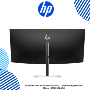 HP Series 5 Pro 34 inch WQHD USB-C Conferencing Monitor - 534pm (9E0Z2UT#AB4)