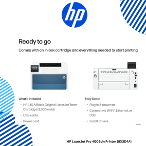 HP LaserJet Pro 4006dn Printer (8X3D4A)