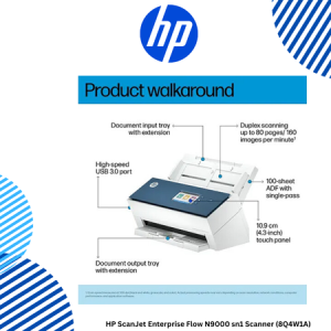 HP ScanJet Enterprise Flow N9000 sn1 Scanner (8Q4W1A)