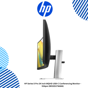 HP Series 5 Pro 34 inch WQHD USB-C Conferencing Monitor - 534pm (9E0Z2UT#AB4)