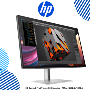HP Series 7 Pro 27 inch QHD Monitor - 727pq (8J4D8UT#AB4)