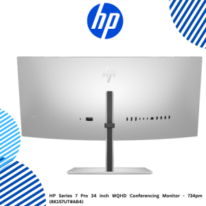 HP Series 7 Pro 34 inch WQHD Conferencing Monitor - 734pm (8K157UT#AB4)