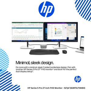 HP Series 5 Pro 27 inch FHD Monitor - 527pf (B28F5UT#AB4)