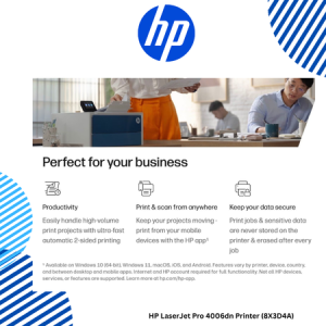 HP LaserJet Pro 4006dn Printer (8X3D4A)